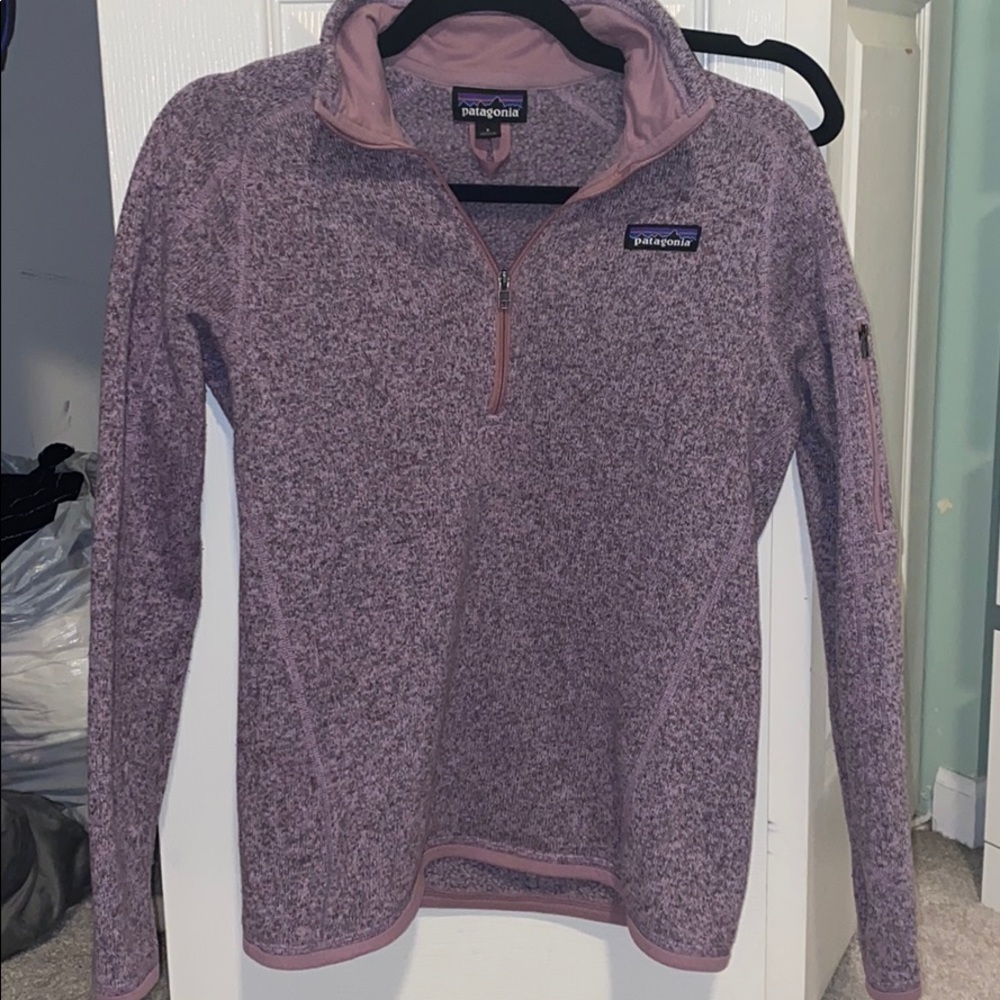 Patagonia Better quarter zip in “smokey violet”